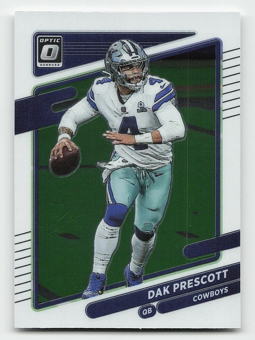 Dak Prescott 2021 Donruss Optic Dallas Cowboys NFL Football Card